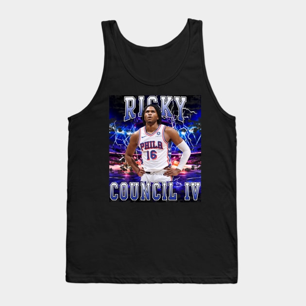 Ricky Council IV Tank Top by Gojes Art